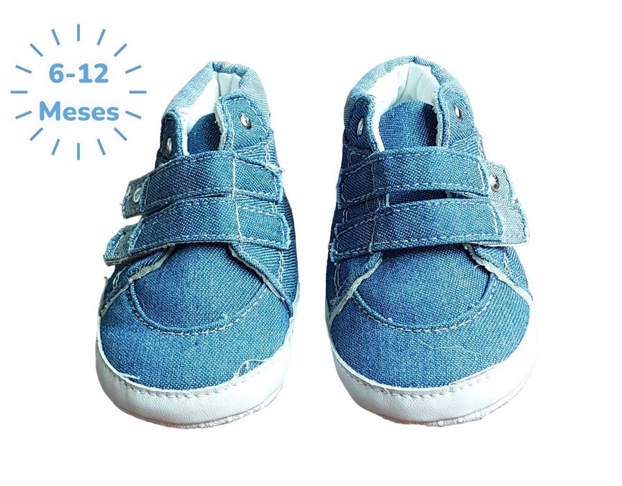 Denim Shoes 6–12 Months