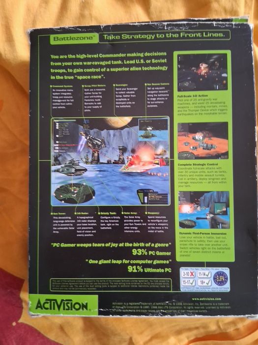 Battle Zone big box na PC- UNIKAT
