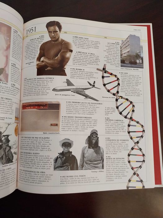 Livro didático (1º e 2º ciclo) “História Visual - Século XX: Das primeiras máquinas voadoras ao videodisco”
