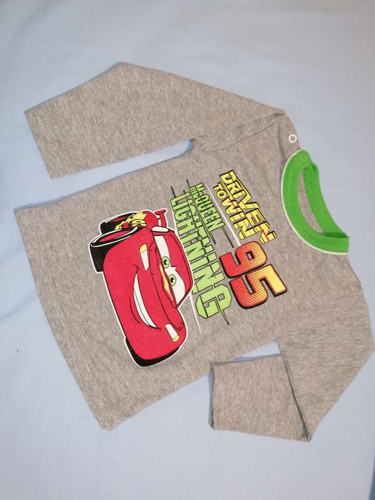 Свитшот (кофточка, гольфик) тачки 74 р (одежда на 9-12 месяцев)