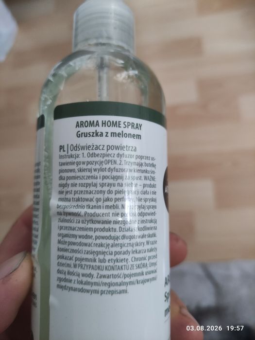 Spray zapachowy dla domu