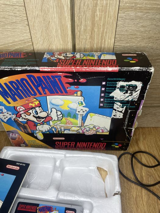 Nintendo Snes Mario Paint + Mysz