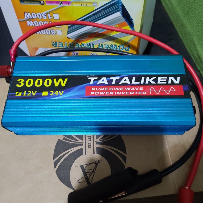 Інвертор Tataliken 3000W 12V-220V Чистий синус /для котла,холодильника