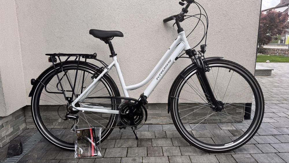 Gwarancja! Jak nowy Kross Trans 3.0 koła 28” rama 17” Acera