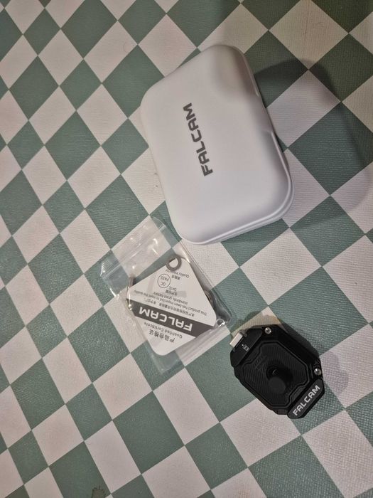 FALCAM F38 Kit de placa de libertação rápida V2, base e placa, adaptadores de 1/4'' & 3/8', liga de alumínio, design antiderrapante