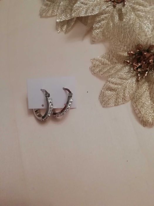 Brincos em aço Novos