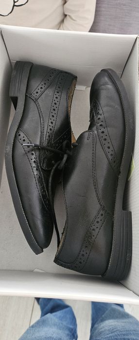 Skórzane półbuty, pikolaki 35