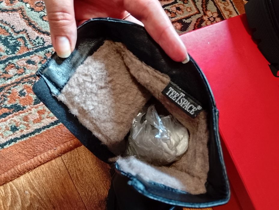 Женские сапоги зимние  кожаные