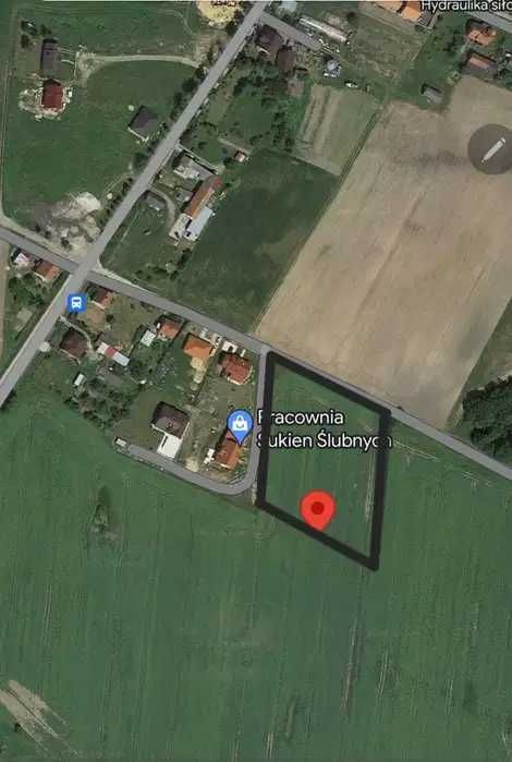 Sprzedam działkę budowlaną 900m2 Święte Środa Śląska