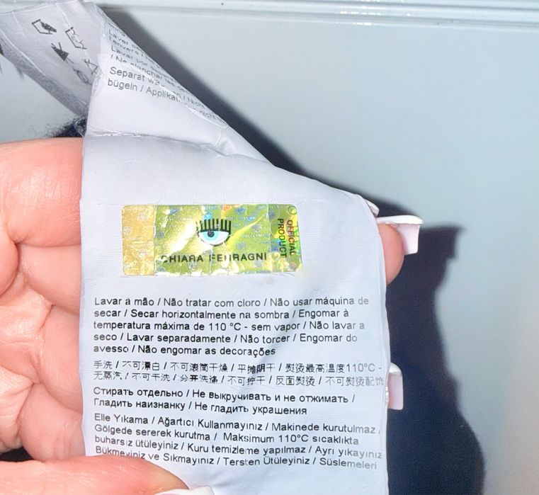 Sweter Chiara Ferragni oryginalny wełna wełniany