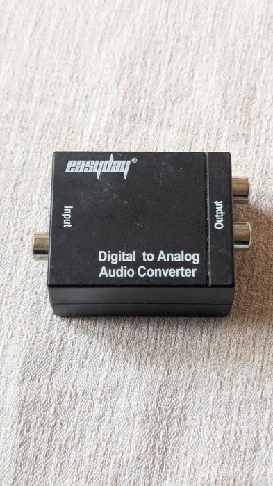 Easyday DAC Digital Optical Toslink and S/pdif Coaxial RCA and Outputs