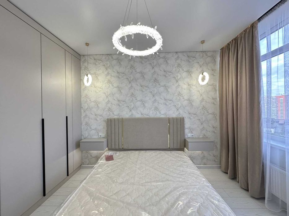 Евродвушка с ремонтом, мебелью и техникой в ЖК 53 жемчужина. Вид моря