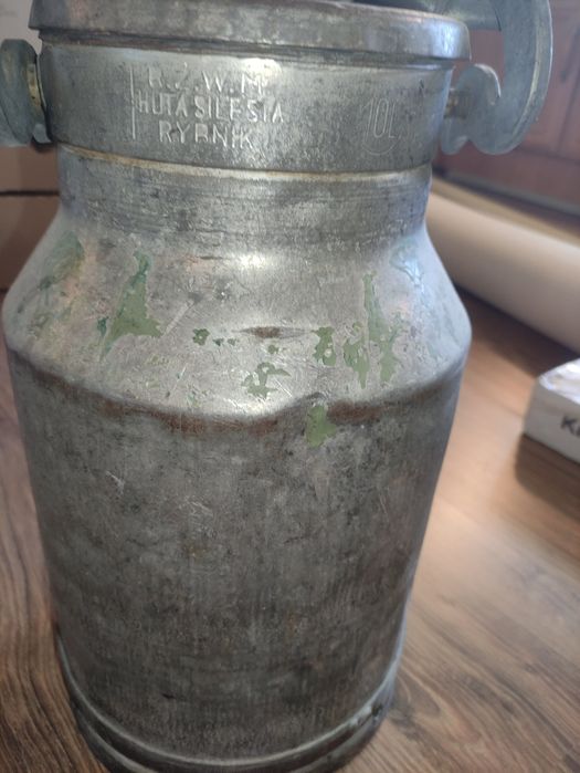 Kanka bańka na mleko aluminiowa duża 10l