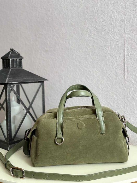 Сумка замшева олівкова