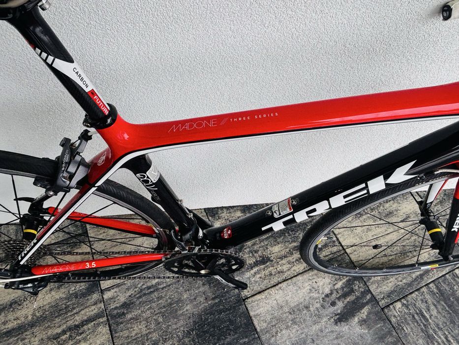 Szosa Trek Madone 3.5 Carbon w idelanym stanie, Ksyrium, pełna Ultegra