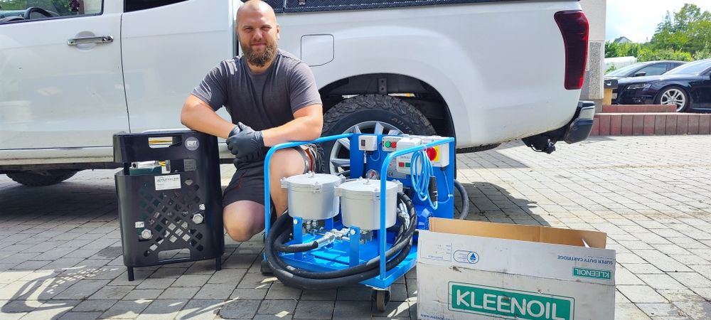 Filtracja oleju hydraulicznego, czyszczenie mobilne dojazd