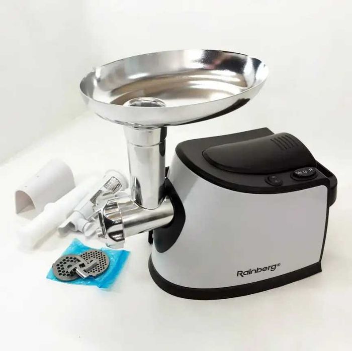 НЕМЕЦКАЯ МОЩНАЯ электро мясорубка 3800вт+ соковыжималка Rainberg Rb674