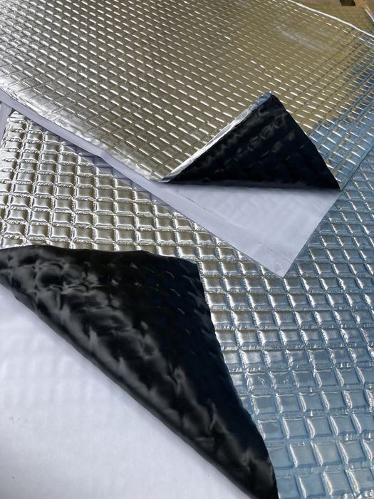 Виброизоляция 2 мм 50х35 см, бутилкаучук шумоизоляция для авто