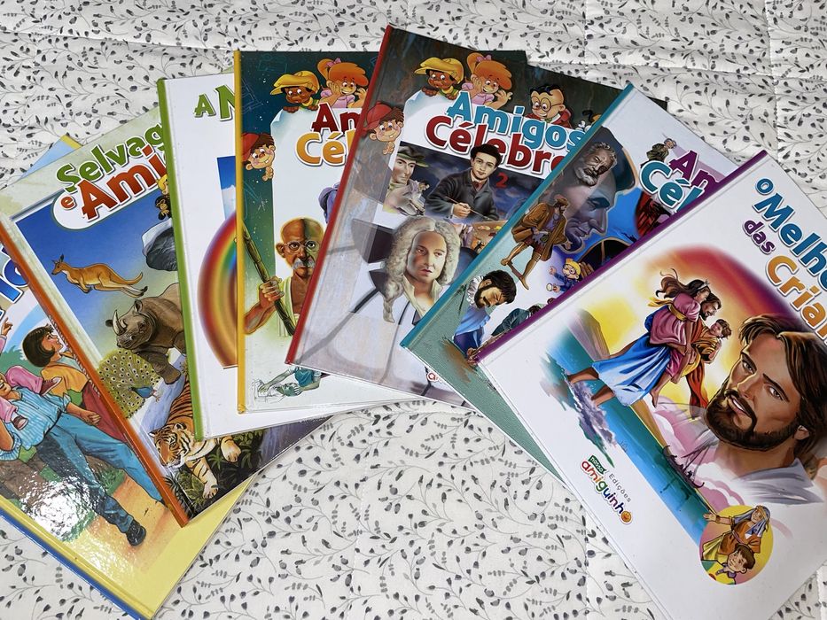 Lote de livros infantis "Nosso Amiguinho" – Coleção clássica e educativa