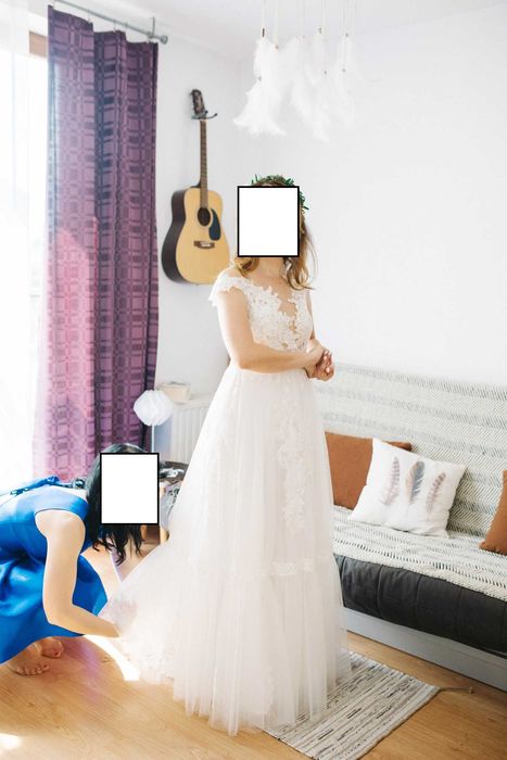 Suknia Ślubna Boho Anna Kara M/38