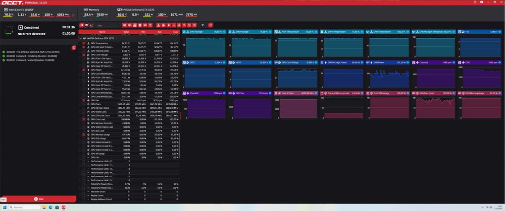 Gaming PC 4x4.1 GHz 32GB DDR4 GTX1070 8GB 1TB NVMe Win11 Pro KLAW+Mysz