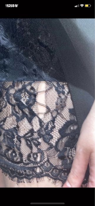 długa czarna sukienka