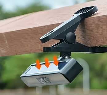 Lampa solarna mocna czujnik ruchu IP65 do 8 metrów 3 tryby świecenia