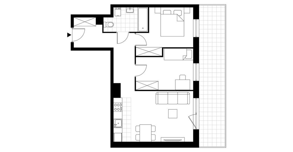 3-pokojowe mieszkanie 51m2 + balkon Bez Prowizji