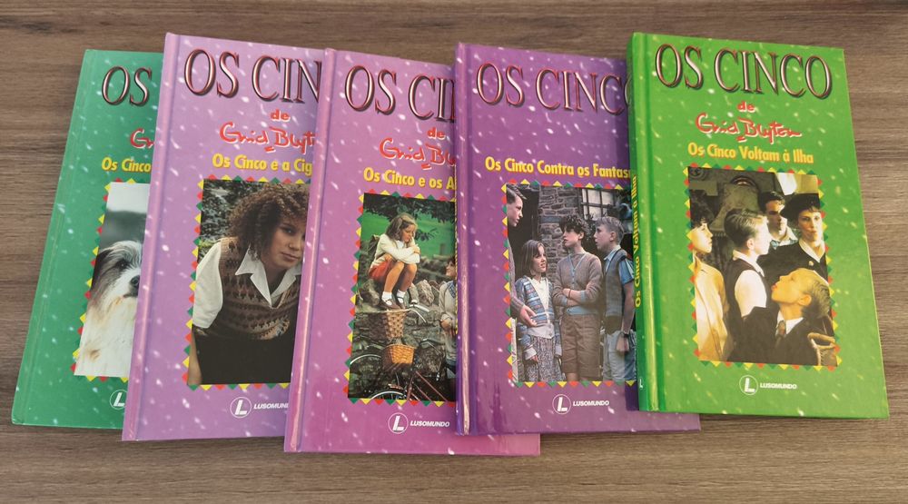 Coleção de 23 livros "Os Cinco"