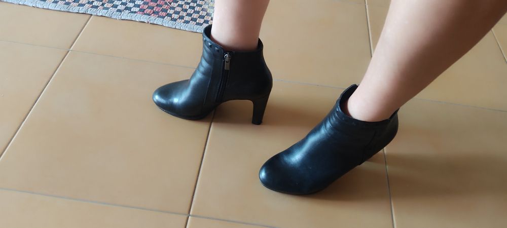 Botas Rockport trutech pele genuína NR 37.5 novas