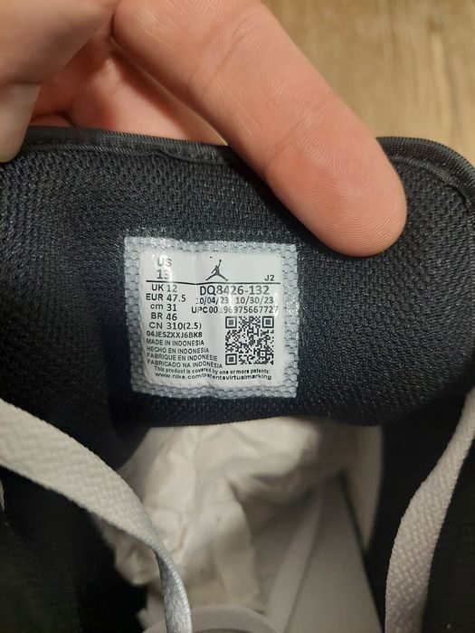 Buty Nike Air Jordan I Mid białe r. 47.5