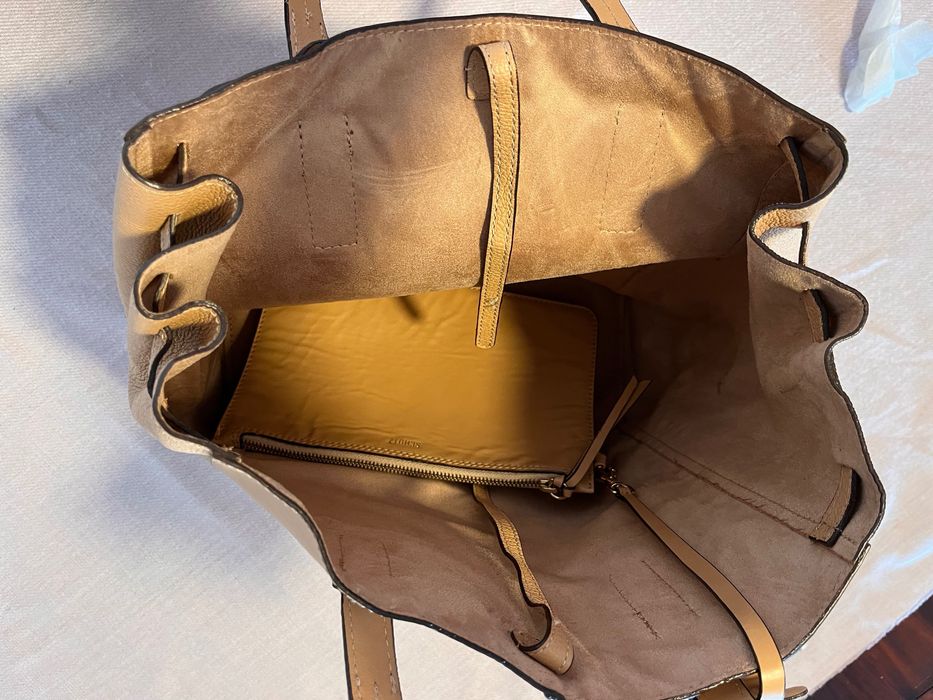 Mala SHUTZ pele genuína