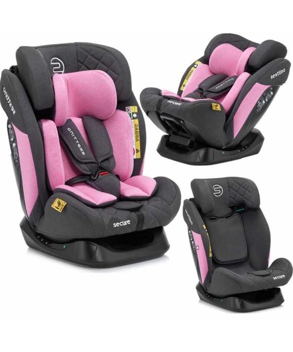 Fotelik Samochodowy Sesttino Secure PRO 0-36kg. 40-150cm.
