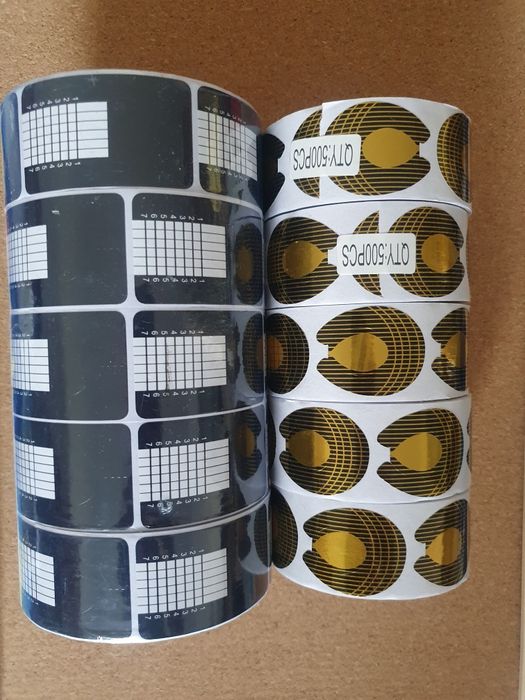 Szablony do przedluzania paznokci