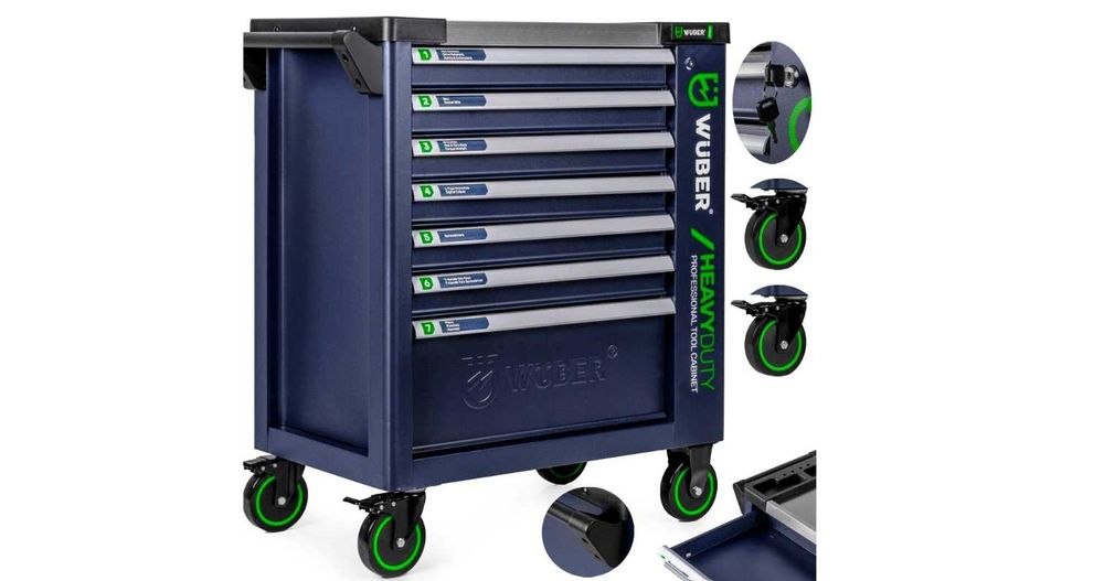 Profesjonalna SZAFKA WARSZTATOWA na kółkach Wózek narzędziowy Nowa