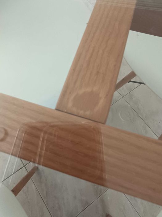 Mesa redonda Tampo de Vidro