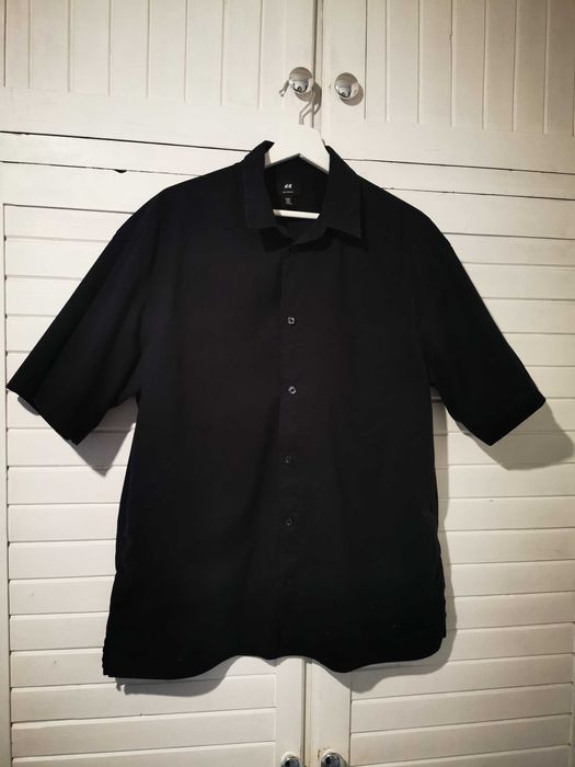 Koszula H&M z krótkim rękawem M/L (używana, stan dobry)