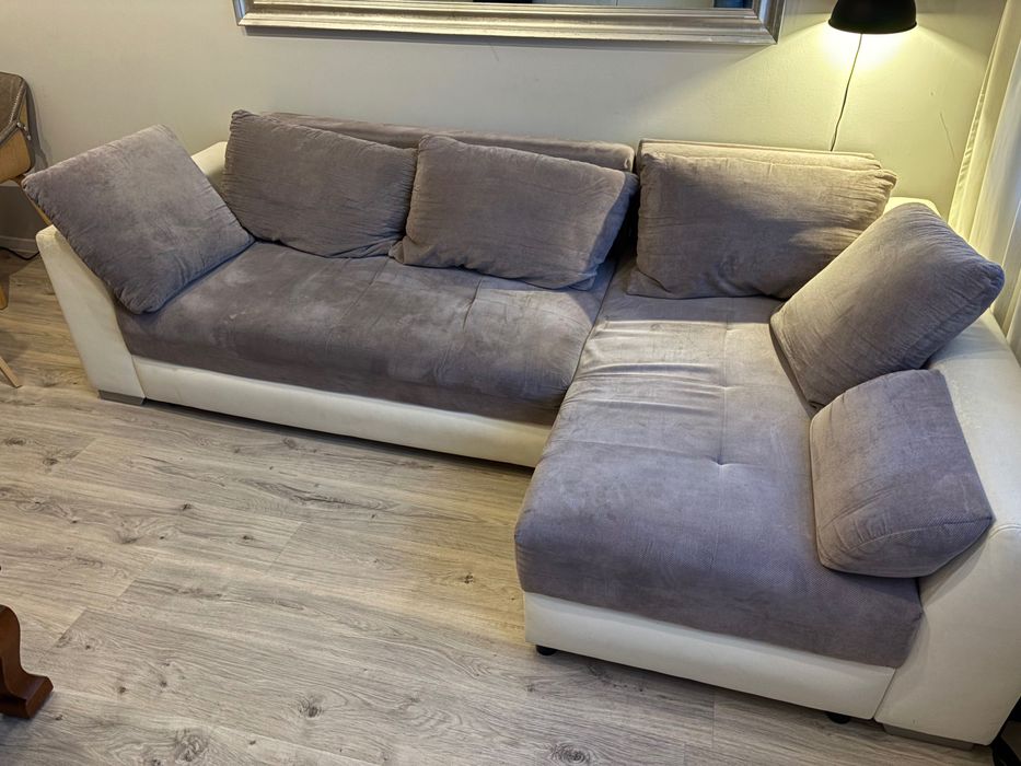 Sofa narożnik wypoczynek z funkcją spania 250x150