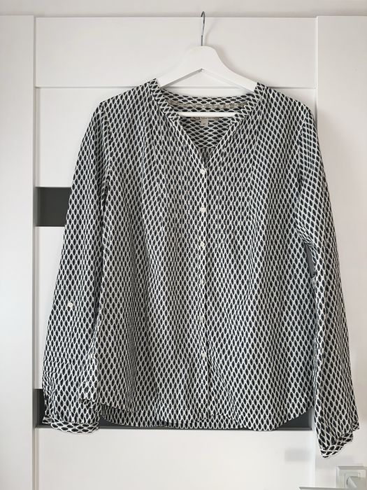 Comma bluzka damska wzór geometryczny 40 L