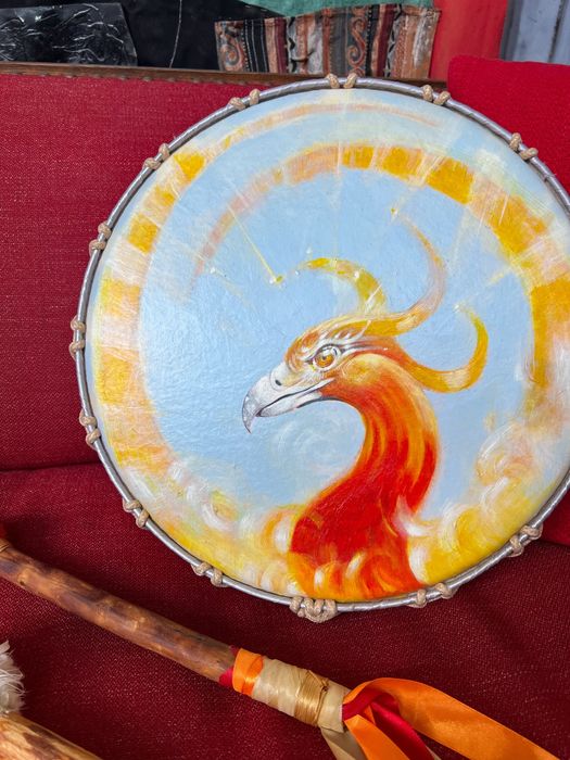 Bęben szamański Fenix vegan shamanic drum