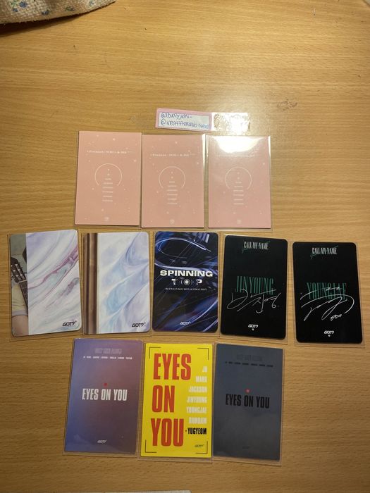 GOT7 Photocards KPOP