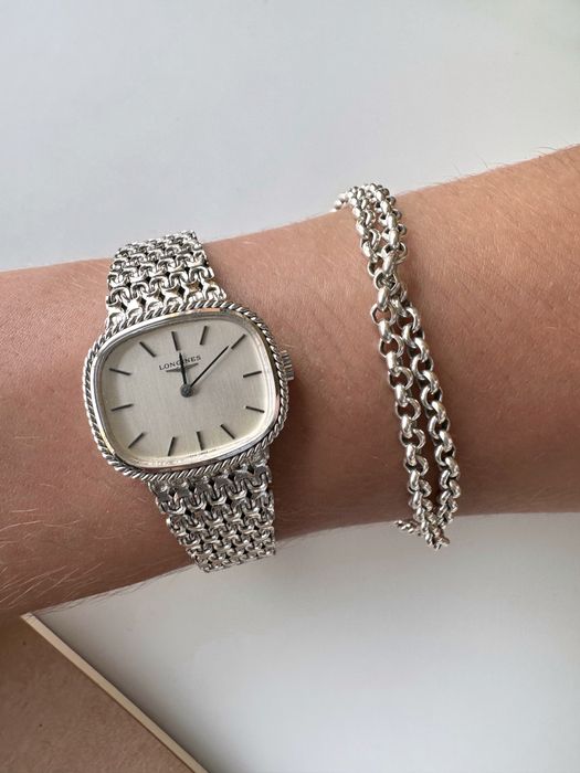 Relógio Longines prata 925 (modelo de senhora)