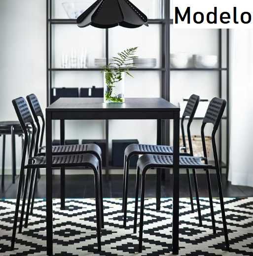 Ikea Cadeira, preto ADDE