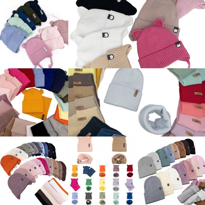 Весняна шапка на дівчинку/хлопчика/шапка та снуд на весну/набір/талві