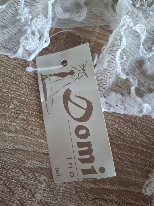 Nowe z metką Bolerko/bokerko ślubne ecru rozmiar S