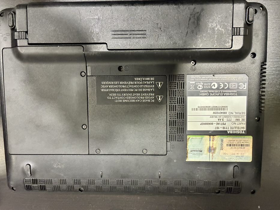 Netbook toshiba T110/117 11 polegadas portatil leve