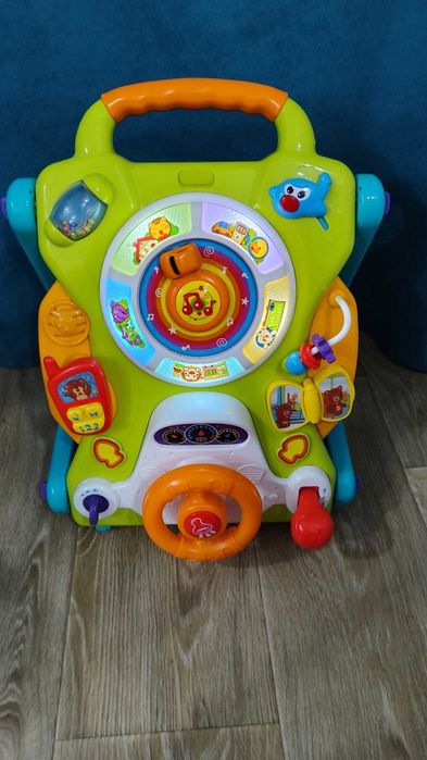 Ігровий центр 2107 Hola 3в1 (каталка-ходунки/столик) до 3 років