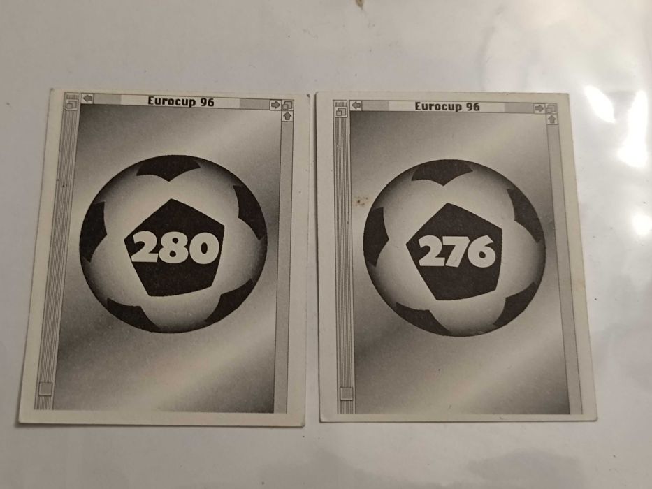 2 Autocolantes da Seleção Nacional Eurocup 96