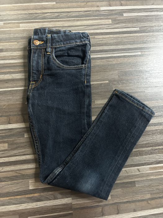 Spodnie jeansy chłopięce H&M granat rozmiar 134