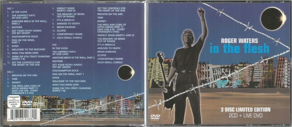 ROGER WATERS (Pink Floyd) - In The Flesh (Limited) 2CD+DVD BOX [EU]